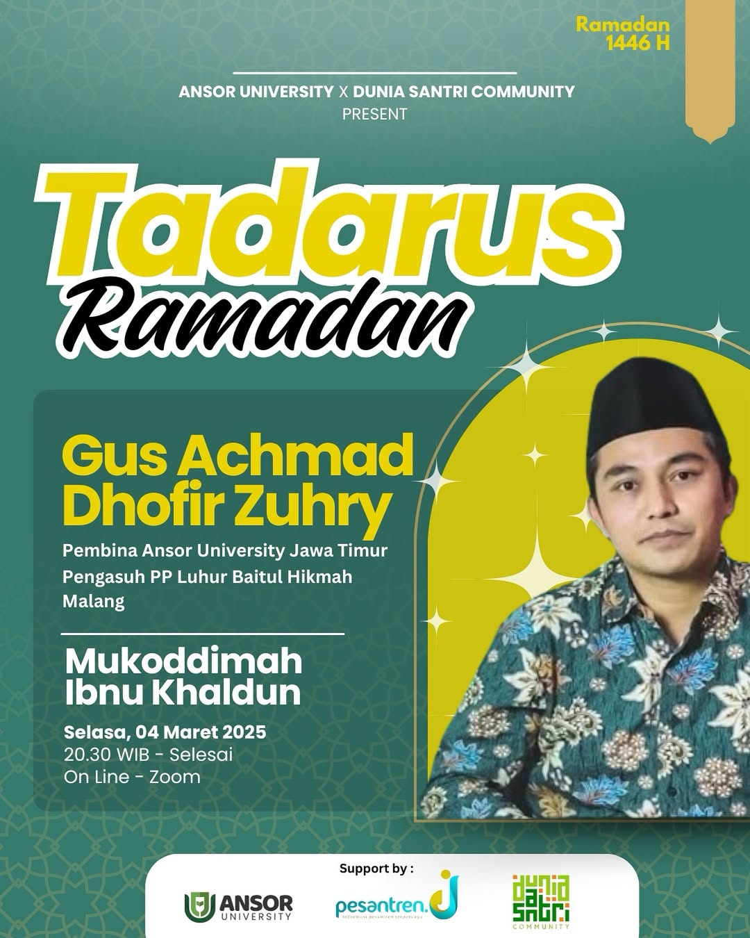 Tadarus Ramadhan : Mukoddimah Ibnu Kaldun