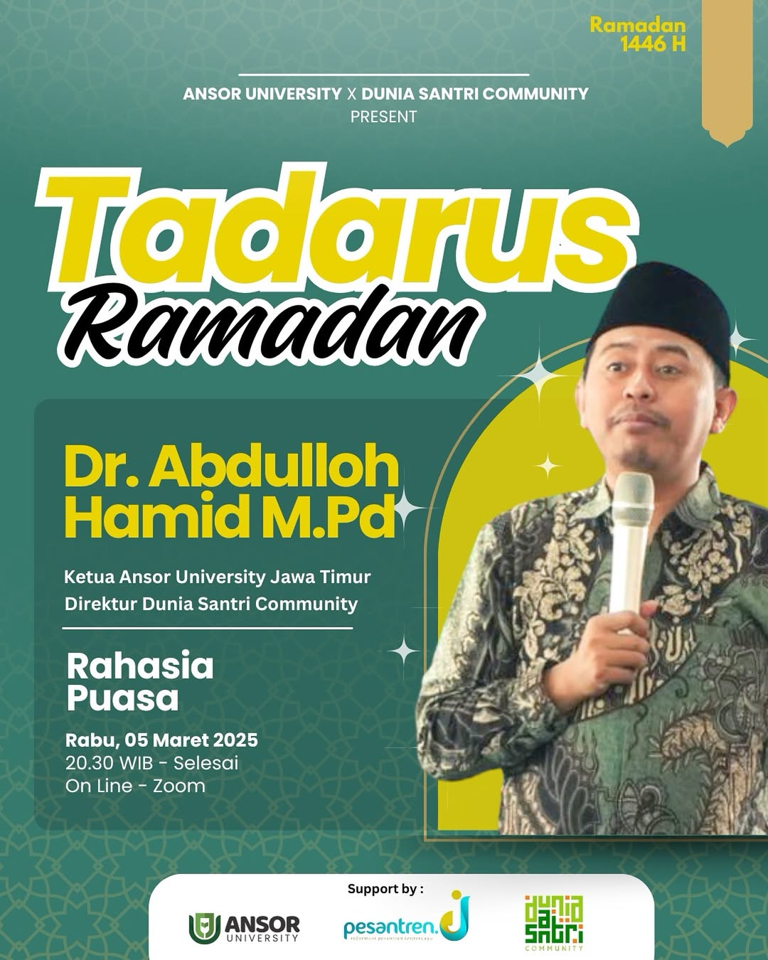 Tadarus Ramadhan : Rahasia Puasa