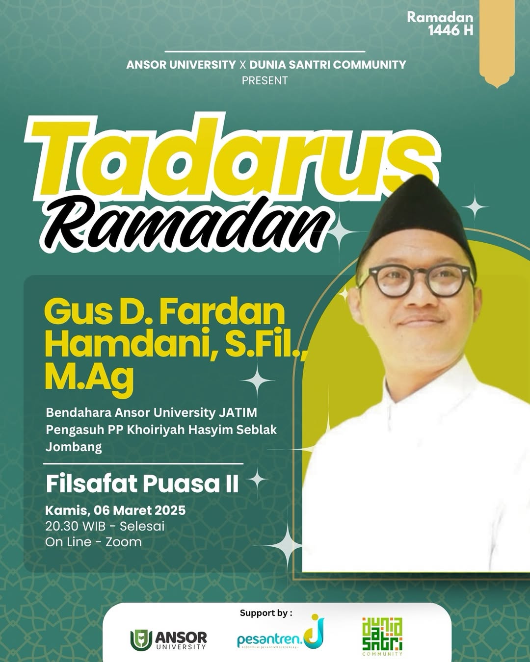Tadarus Ramadhan : Filsafat Puasa II