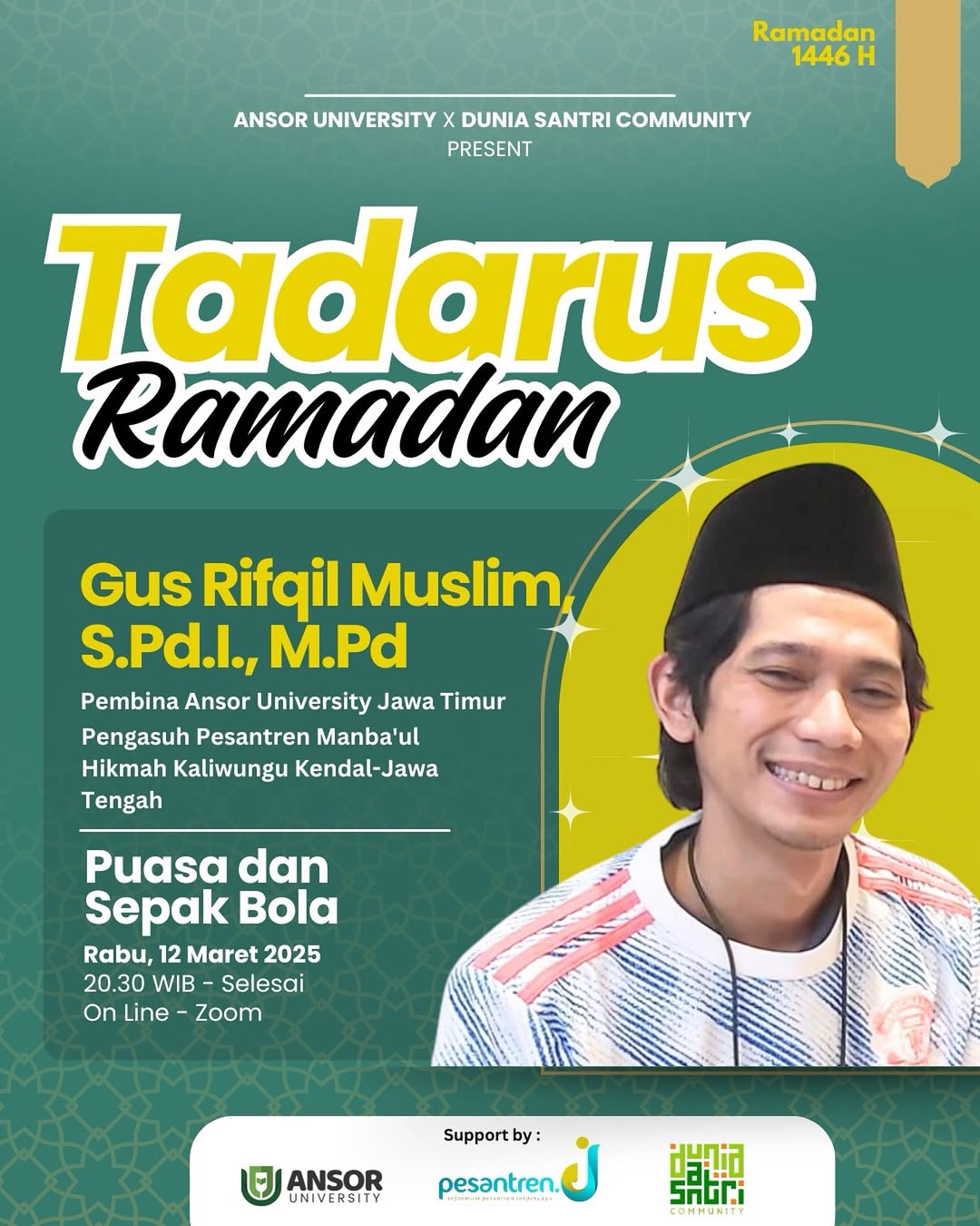 Tadarus Ramadhan : Puasa &amp; Sepak Bola