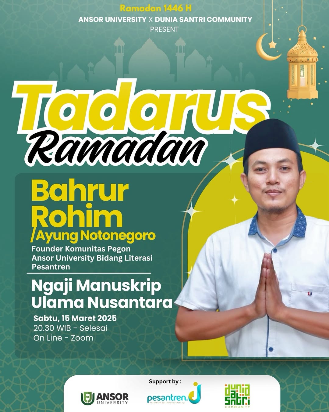 Tadarus Ramadhan : Ngaji Manuskrip Ulama Nusantara