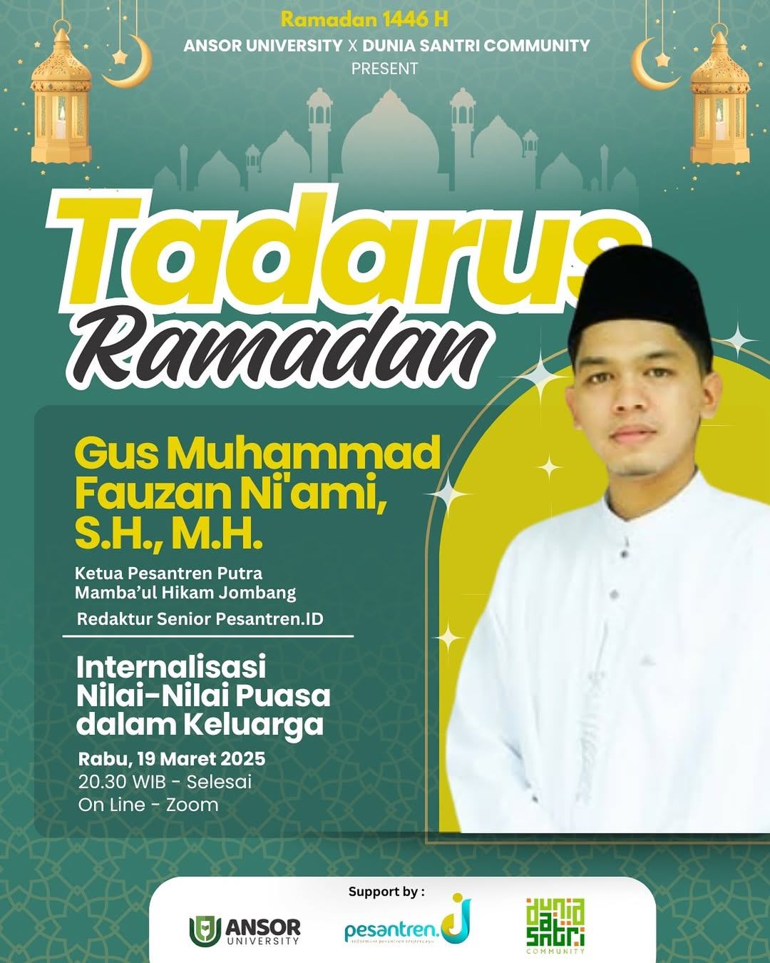 Tadarus Ramadhan : Internalisasi Nilai-nilai Puasa dalam Keluarga