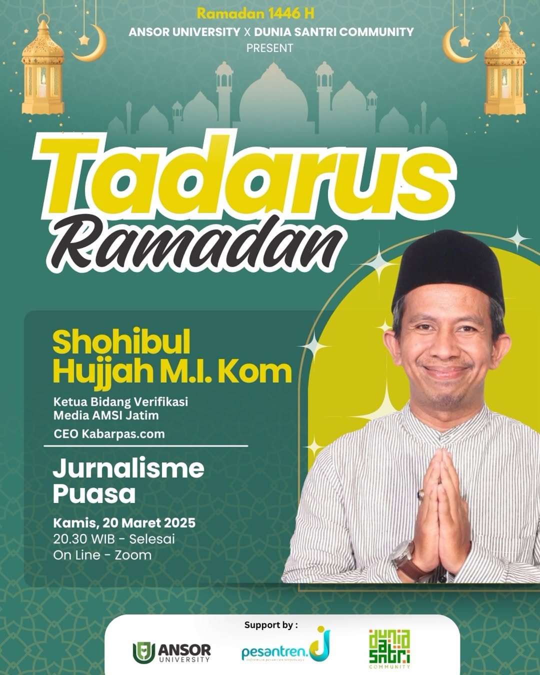 Tadarus Ramadhan : Jurnalisme Puasa