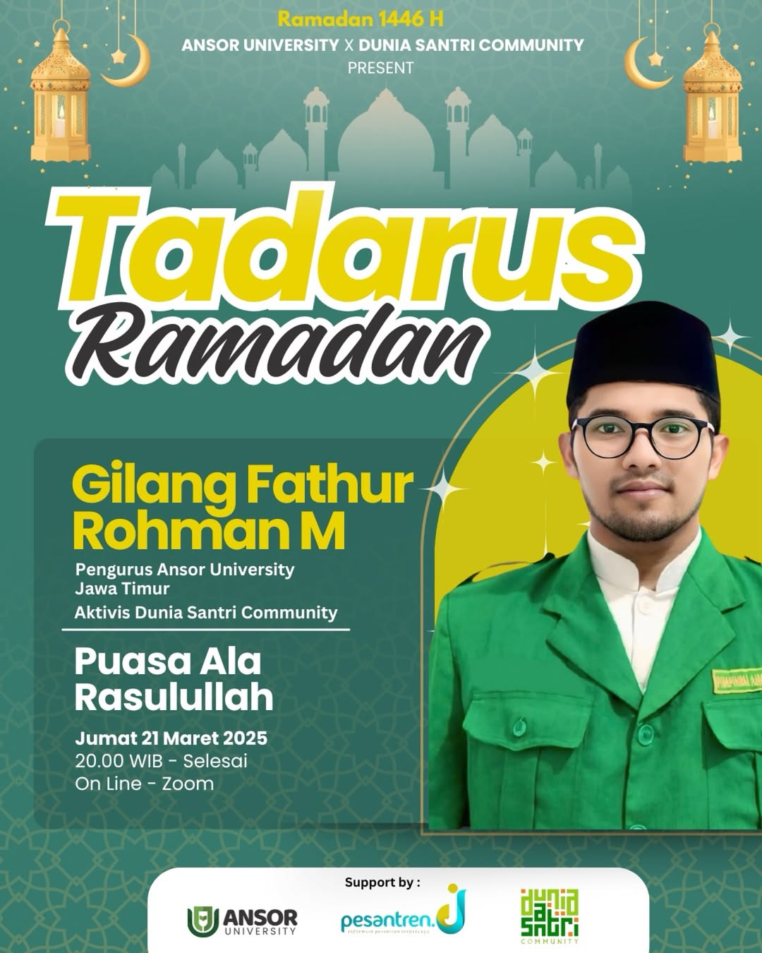 Tadarus Ramadhan : Puasa ala Rasullullah