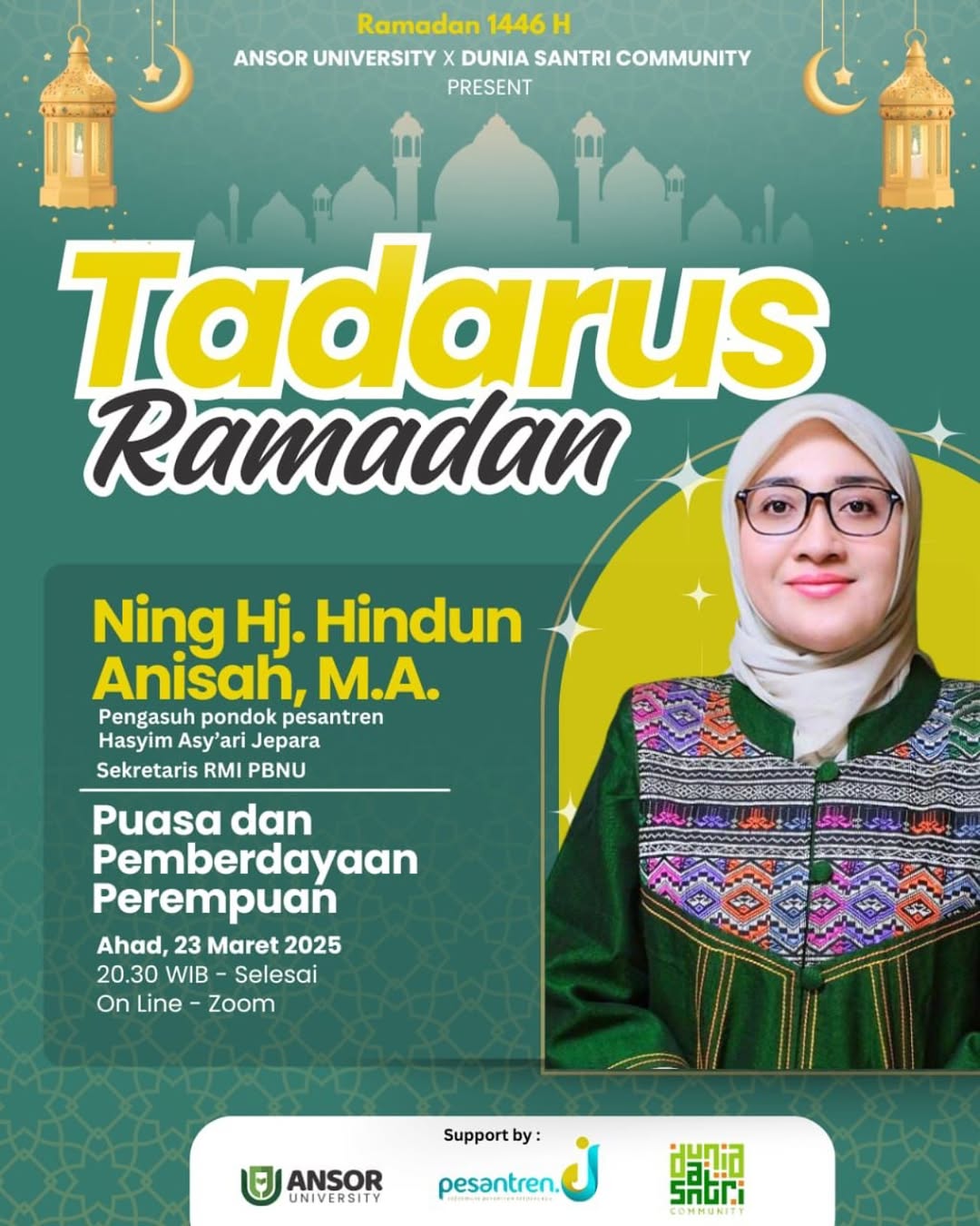 Tadarus Ramadhan : Puasa dan Pemberdayaan Perempuan
